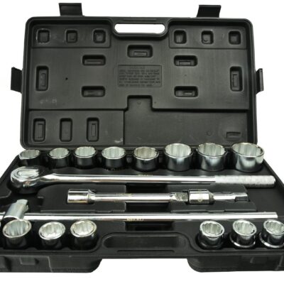 Dugókulcs készlet 21 részes 3/4" tizenkétszögű 21-50mm műanyag kofferben