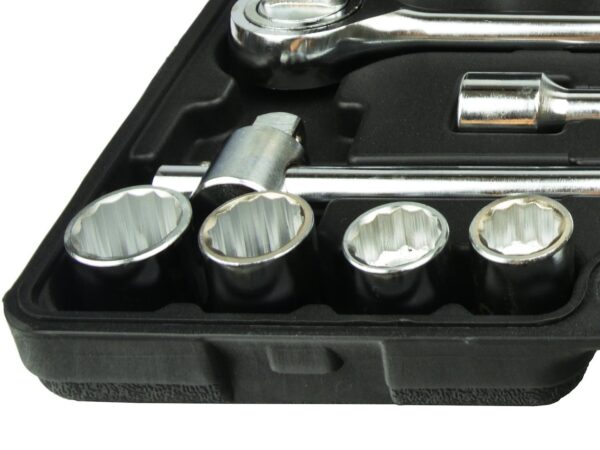 Dugókulcs készlet 21 részes 3/4" tizenkétszögű 21-50mm műanyag kofferben - Image 5