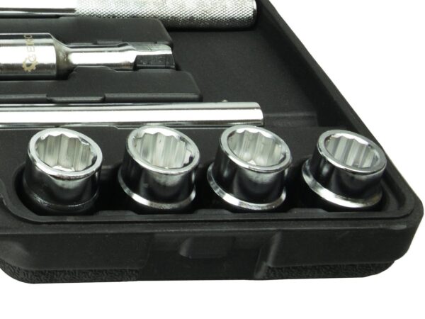 Dugókulcs készlet 21 részes 3/4" tizenkétszögű 21-50mm műanyag kofferben - Image 6