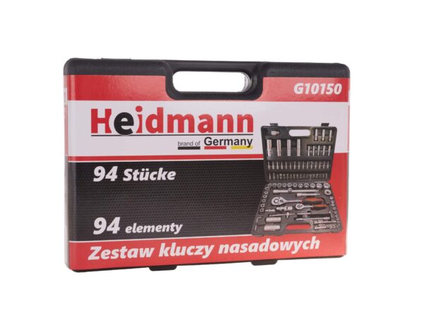 Dugókulcs készlet 94 részes 1/4",1/2" műanyag kofferben - Image 2
