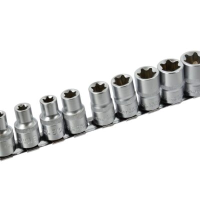 Torx dugókulcs készlet 10 részes 1/2" E 10-24