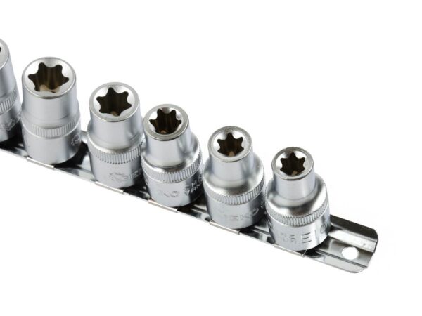 Torx dugókulcs készlet 10 részes 1/2" E 10-24 - Image 3
