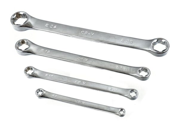 Csillagkulcs készlet 6r./TORX: E6xE8,E10xE12, E14xE18, E22xE24/ - Image 2