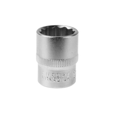 Tizenkétszög dugókulcs 1/2" CRV 17mm