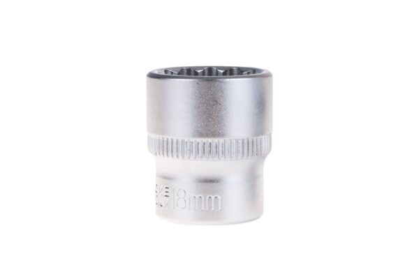 Tizenkétszög dugókulcs 3/8" CRV 18mm - Image 2