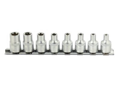 Torx dugókulcs készlet 4-14mm 3/8" CRV 8 részes