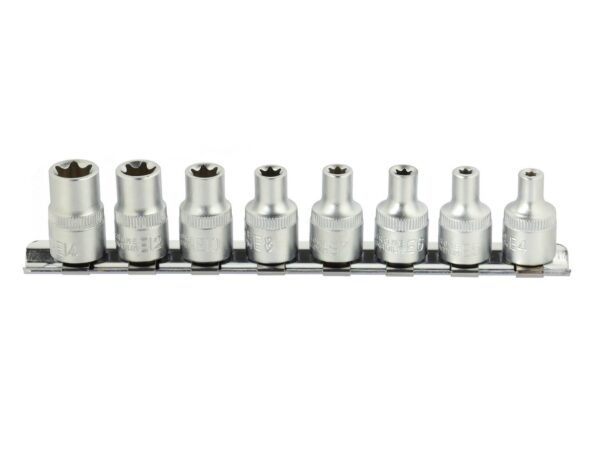 Torx dugókulcs készlet 4-14mm 3/8" CRV 8 részes