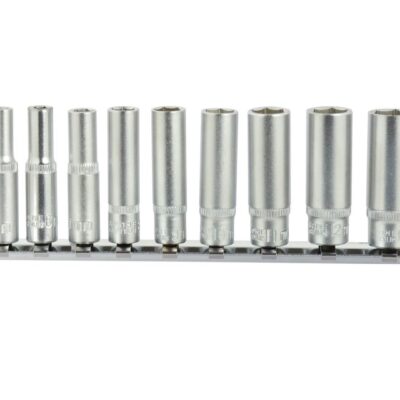 Belső Torx dugókulcs készlet 5-13mm 1/4" hatszög dugókulcs CRV 9 részes