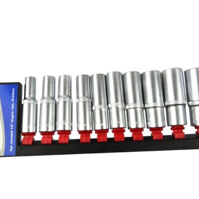 Dugókulcs készlet hosszú 1/2" 10-24mm 10 részes