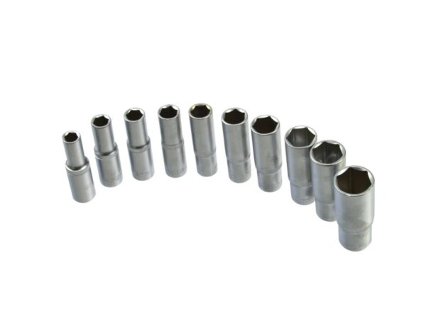 Dugókulcs készlet hosszú 1/2" 10-24mm 10 részes - Image 2