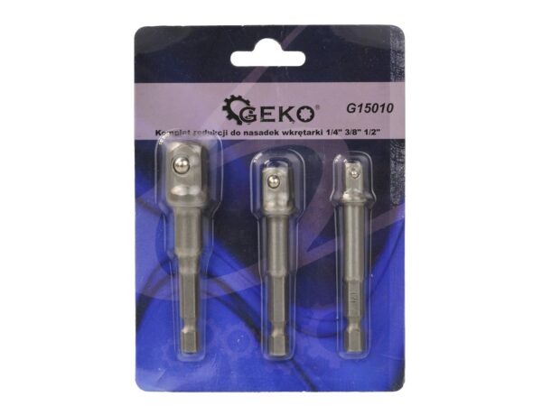 Dugókulcs adapter készlet 1/4" 3/8" 1/2"