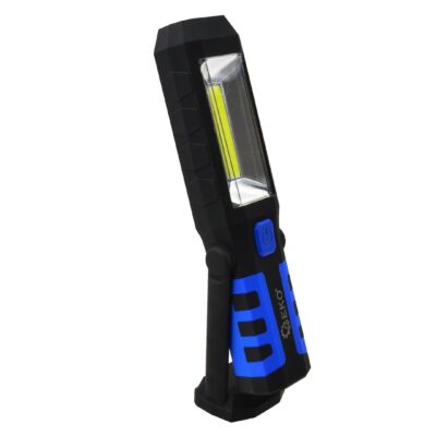COB LED szerelőlámpa 230/12V 3W Li-on 2800mAh + USB töltő