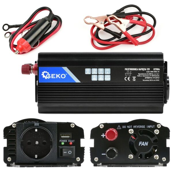 12V inverter feszültségátalakító 230V 500W - Image 11
