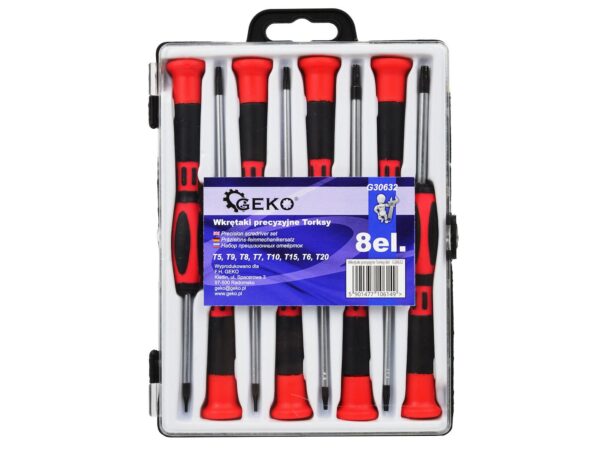 Csavarhúzó készlet Torx 8 részes