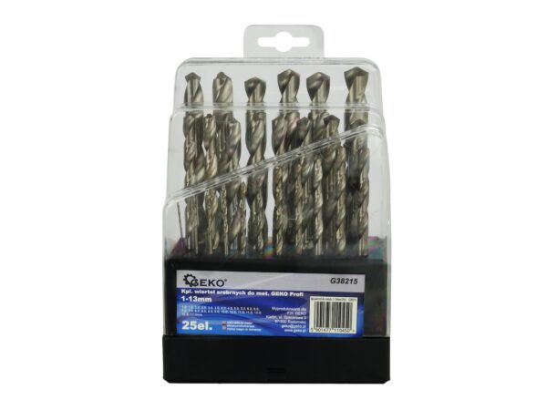 Fémfúró készlet 1-13mm 25 részes