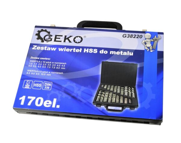 Fémfúró készlet HSS 170 részes - Image 4