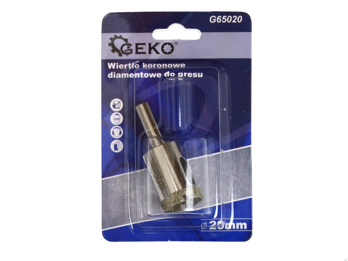 Körkivágó gyémánt lyukfúró vizes fúráshoz GRES 20 mm
