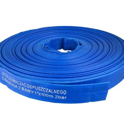 PVC Vízszállító lapos tömlő locsolótömlő 1" - 100m