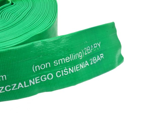 PVC Vízszállító lapos tömlő locsolótömlő 2" 100m 2 BAR - Image 3
