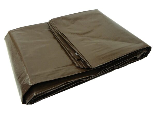 Takaróponyva 15x20m extra vastag barna 200gr