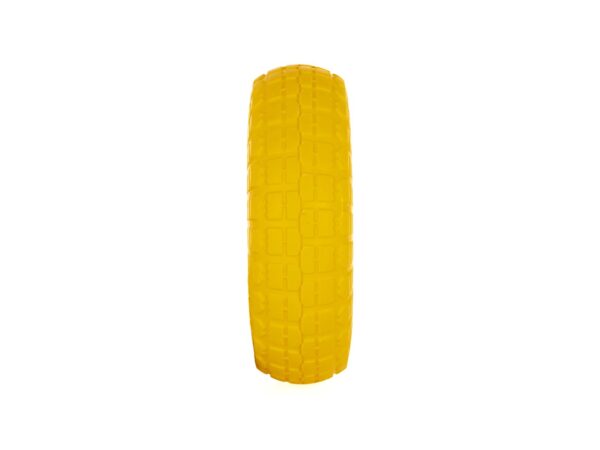 Molnárkocsi kerék, tömör gumis, szerelhető fém felnis 3.50-4 PU - Image 4