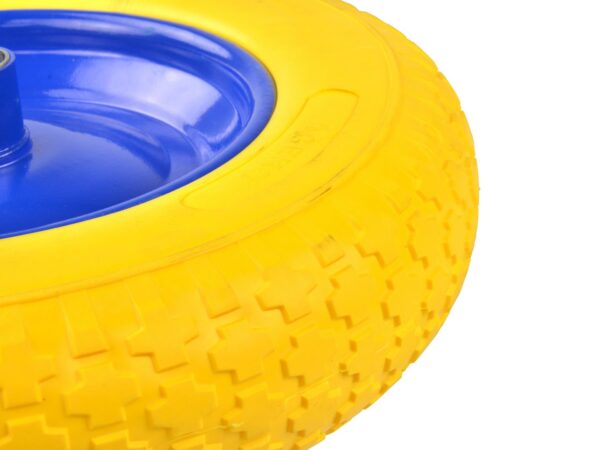 Talicska kerék fém felnis, tömör, golyós csapágyas 3.50-8 PU - Image 6