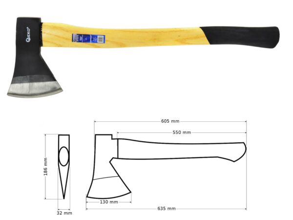 Fejsze PROFI 1250Gx24" - Image 5