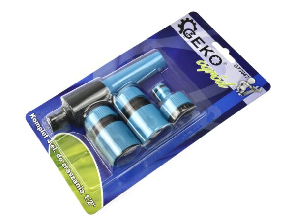 Tömlőcsatlakozó készlet 4db-os, 1/2"-os BLUE LINE (blisteres)