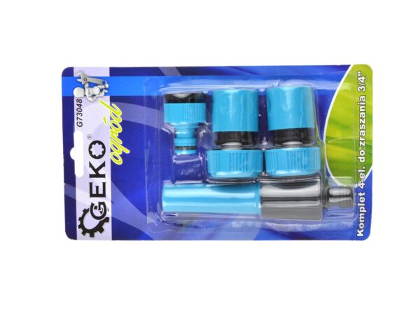 Tömlőcsatlakozó készlet 4db-os, 3/4"-os BLUE LINE (blisteres) - Image 6
