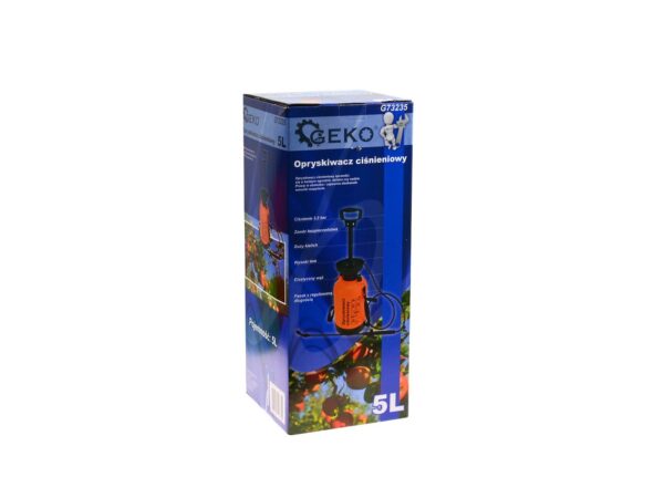 Erősített nagynyomású (3.2 bar) félháti permetező 5L - Image 7