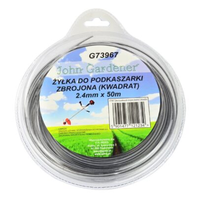 Fűkasza damil, szögletes 2.4mm x 50m