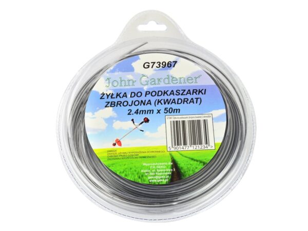 Fűkasza damil, szögletes 2.4mm x 50m