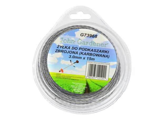 Fűkasza damil, hullámos 3.0mm x 15m