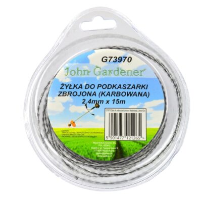 Fűkasza damil, hullámos 2.4mm x 15m