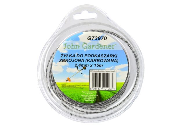Fűkasza damil, hullámos 2.4mm x 15m
