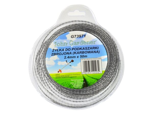 Fűkasza damil, hullámos 2.4mm x 50m