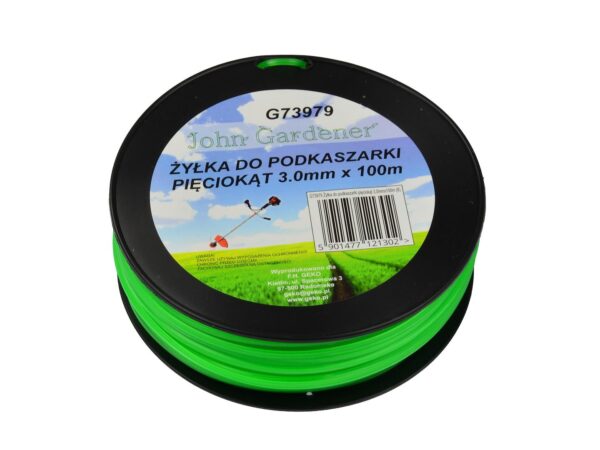 Fűkasza damil, ötszögletű 3.0mm x 100m