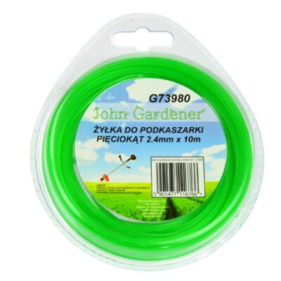 Fűkasza damil, ötszögletű 2.4mm x 10m