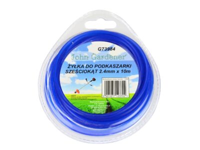 Fűkasza damil, hatszögletű 2.4mm x 10m