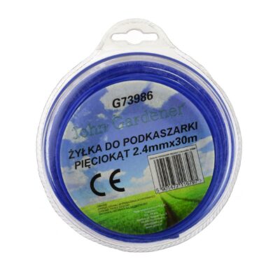 Fűkasza damil, hatszögletű 2.4mm x 30m