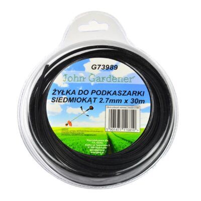 Fűkasza damil, hétszögletű 2.7mm x 30m
