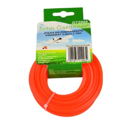 Fűkasza damil, szögletes 3.0mm x 10m