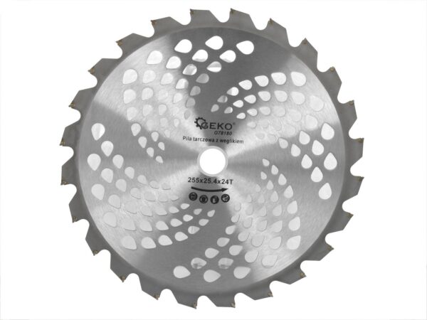 Vídia betétes vágótárcsa fűkaszához 255x25.4mm x 24T