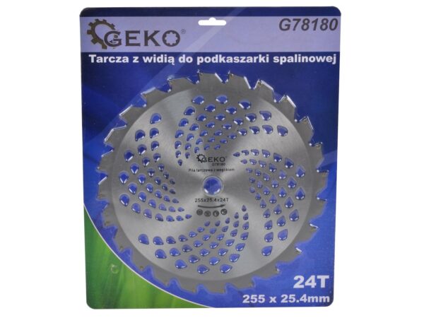 Vídia betétes vágótárcsa fűkaszához 255x25.4mm x 24T - Image 3