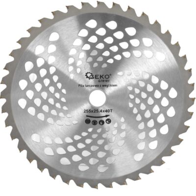 Vídia betétes vágótárcsa fűkaszához 255x25.4mm x 40T