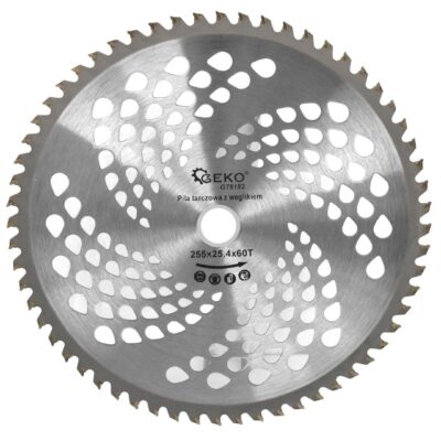 Vídia betétes vágótárcsa fűkaszához 255x25.4mm x 60T