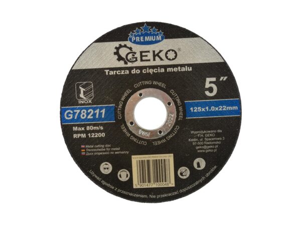 Vágókorong fémre 125x1.0 Inox