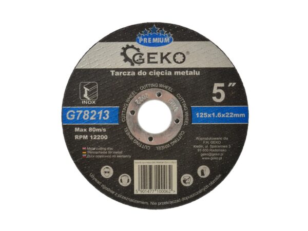 PREMIUM vágókorong fémre 125x1.6
