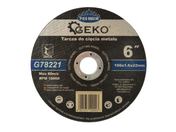 PREMIUM vágókorong fémre 150x1.6