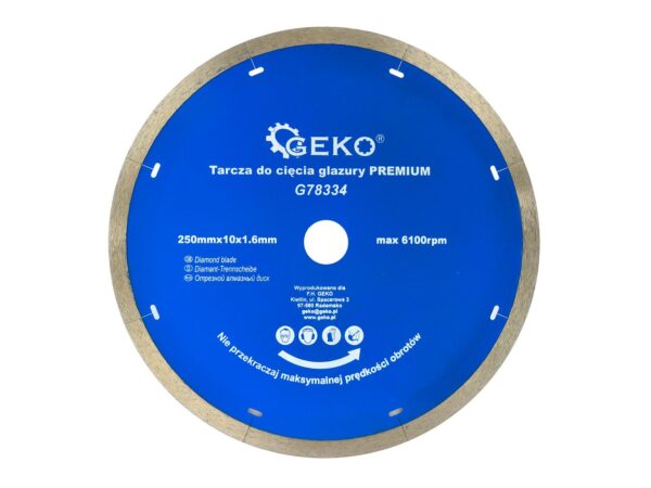 Gyémántkorong prémium 250mm 22,2mm 10mm